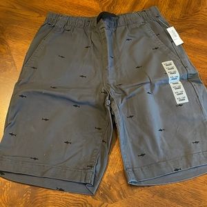 Old Navy Boys Fish Khaki Shorts - NWT XXL